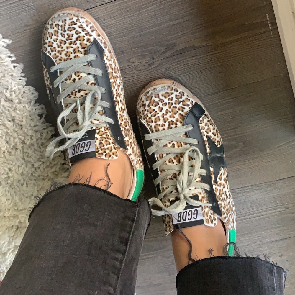 CHEETAH FURRY GOLDEN GOOSE SIZE 38